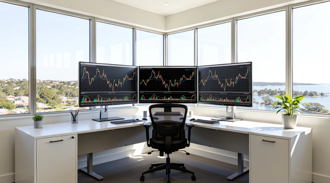 Professional trading environment in Hobart